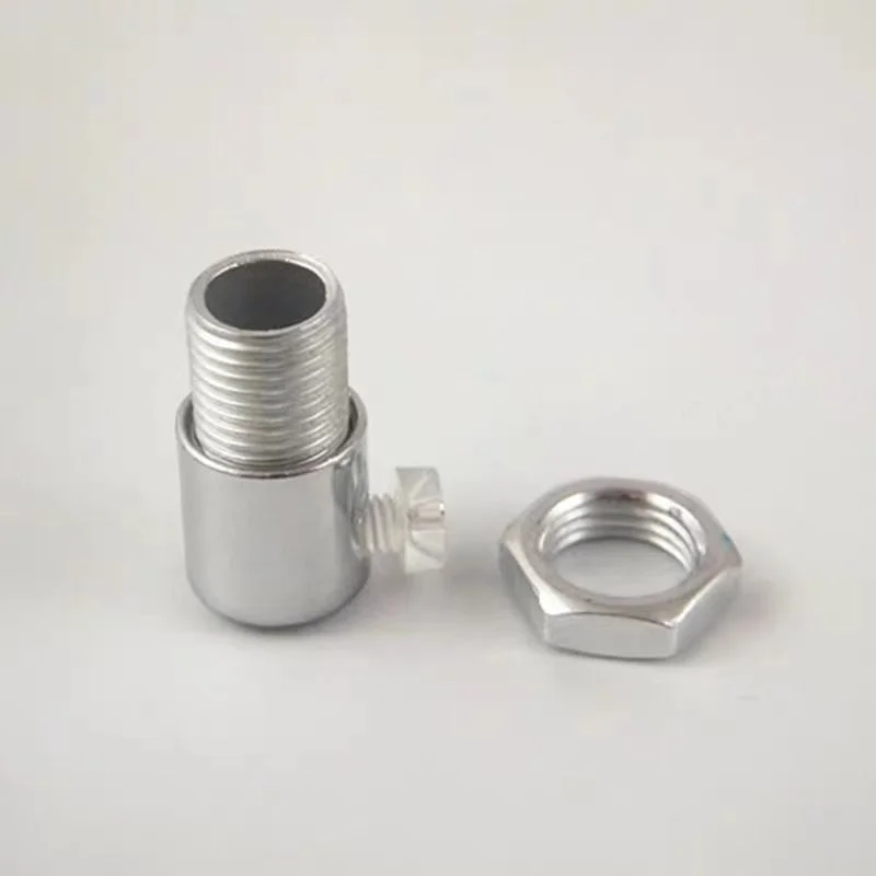 10Pcs Steel Wire Power cord Pendant Lamp Metal Lock Cable Card Cable Tie Anti-fall Lock Device Fixed Cable Card Lamp Hardware