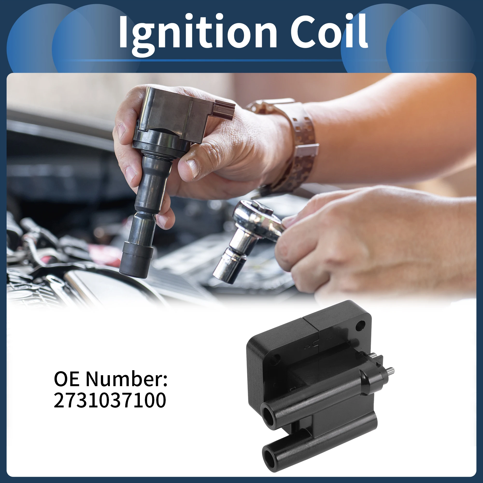 

UXCELL Ignition Coil Ignition Coil Pack No.2731037100 for Hyundai Sonata 2002-2004