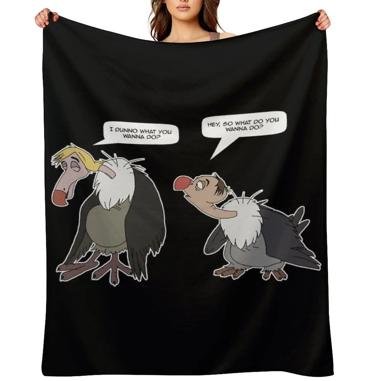 

Vultures - I dunno what do you wanna do Tri-blend \t Throw Blanket Vintage Tourist Nap Sofas Blankets