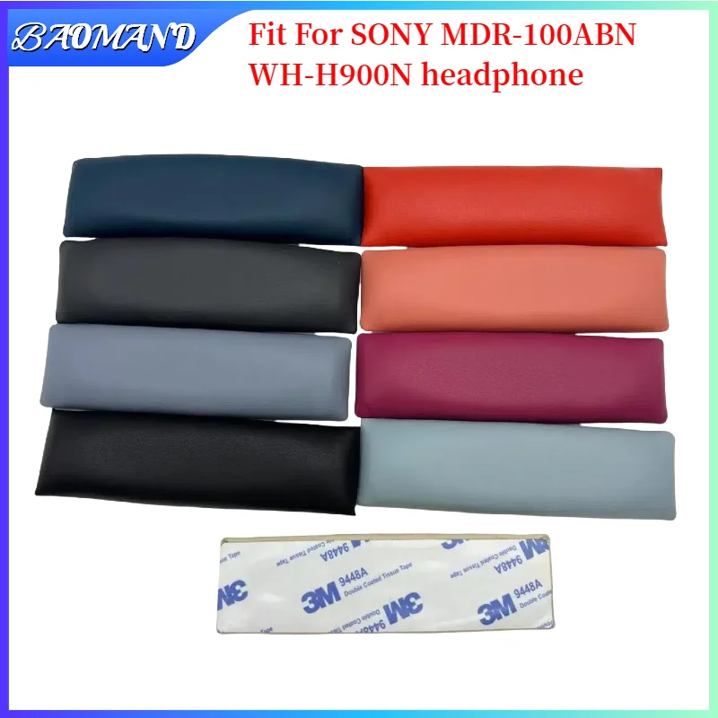 

BAOMAND Headband Cover For SONY MDR-100ABN WH-H900N Headphone Head Beam Breathable Mesh Cloth Zipper