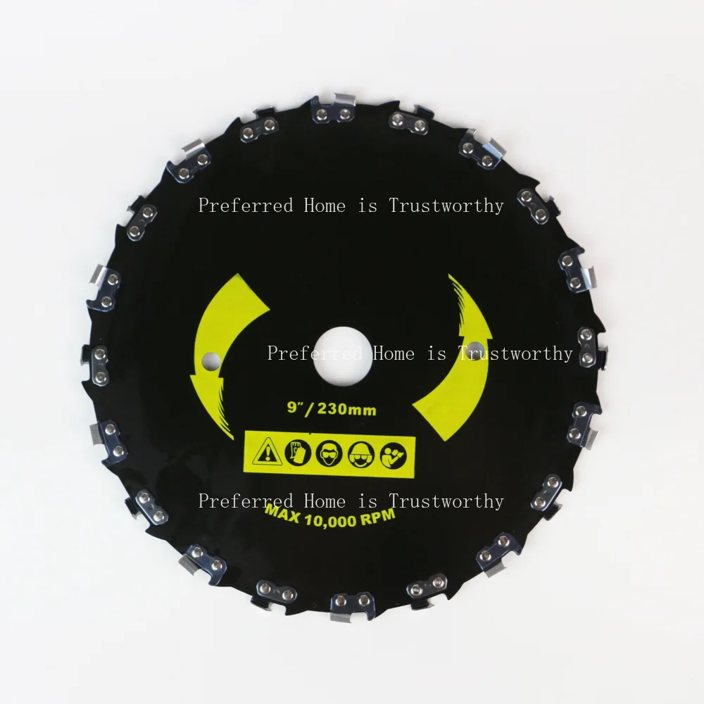 

Suitable for Small Bamboo and Wood Mowers, Lawn Mowers, Chain Saw Blades, 9-inch Discs