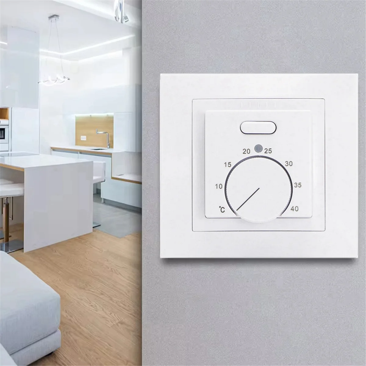 Termostato de habitación T36C MK05, termostato de calefacción de suelo, controlador de temperatura de 220V 16A para sistema de calefacción de suelo, color blanco