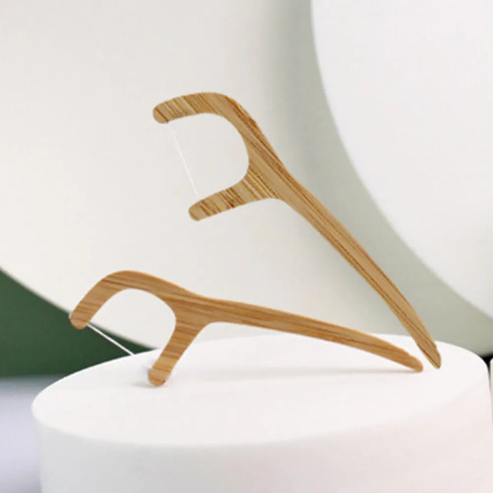 

20 шт. бамбуковых зубных нитей-флоссеров: тонкие, шелковистые, эффективные для глубокой чистки зубов и ухода за полостью рта