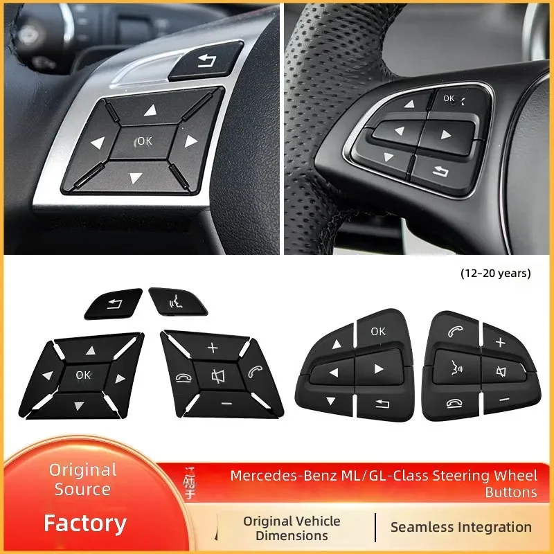 For Mercedes Benz ML GL GLE GLS W166 W292 Steering Wheel Multi Function Switch Button Control