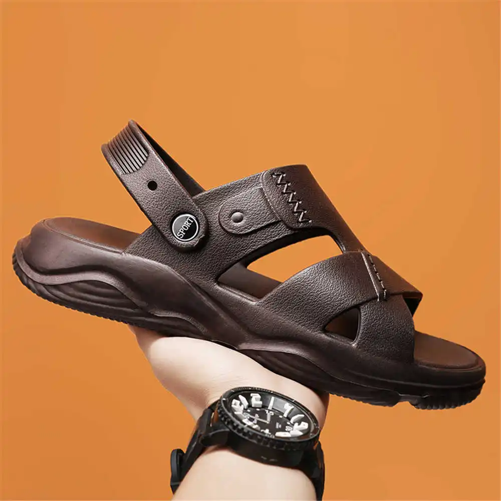 

Нескользящие мужские белые сандалии, нескользящие тапочки, широкая мужская обувь, кроссовки, спортивные высококачественные лоферы Krasovki