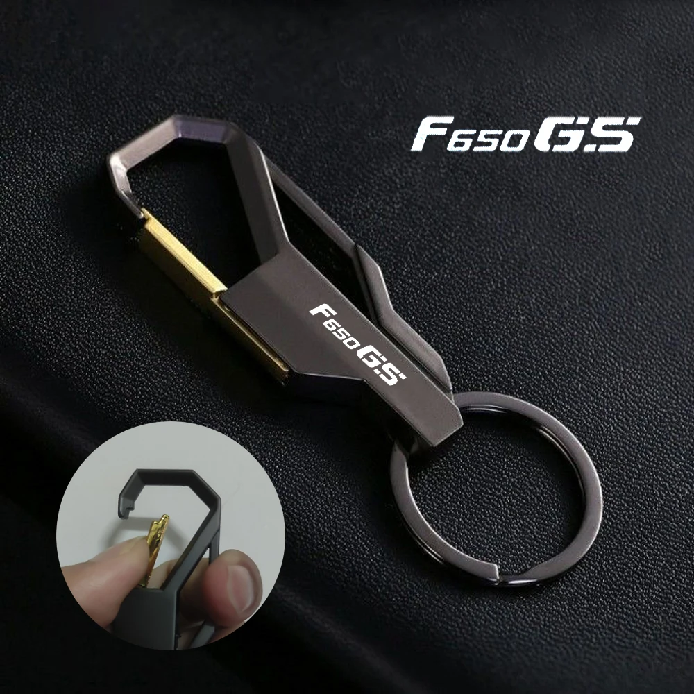 

F650 GS Motorcycle Accessories Keychain Waist Hanging Key Ring Metal KeyChains For BMW F650GS F 650 GS F 650GS 2000-2018 2017