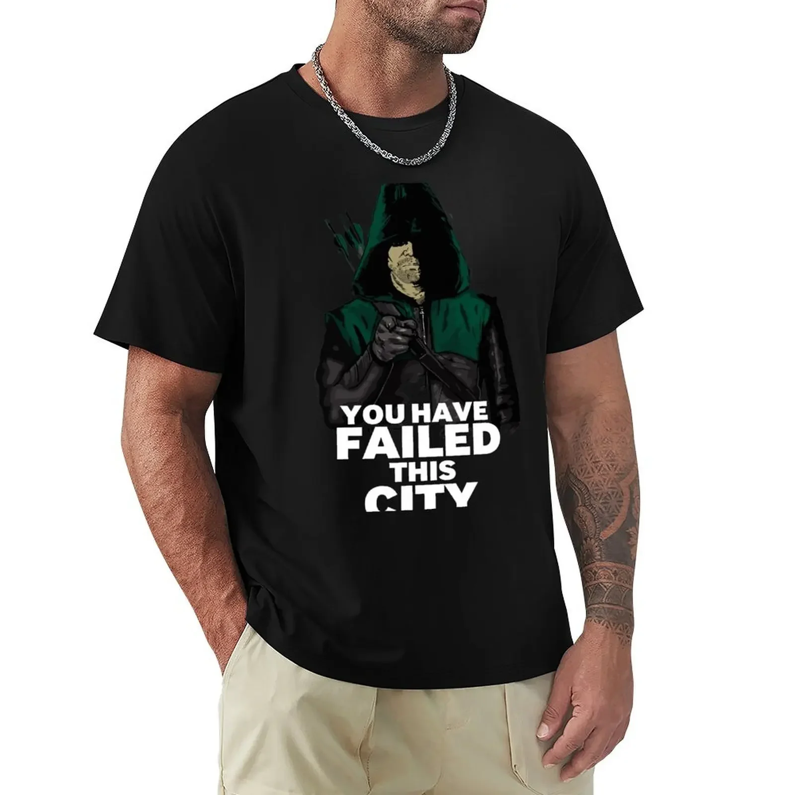 You have failed this city T-Shirt custom shirt customizeds anime t shirts Short sleeve tee mens t shirt graphic