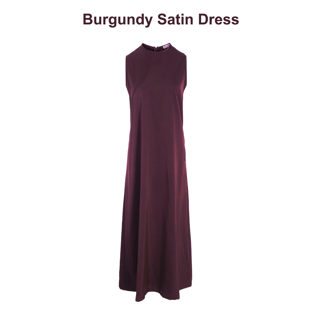 Burgundy Satin dress