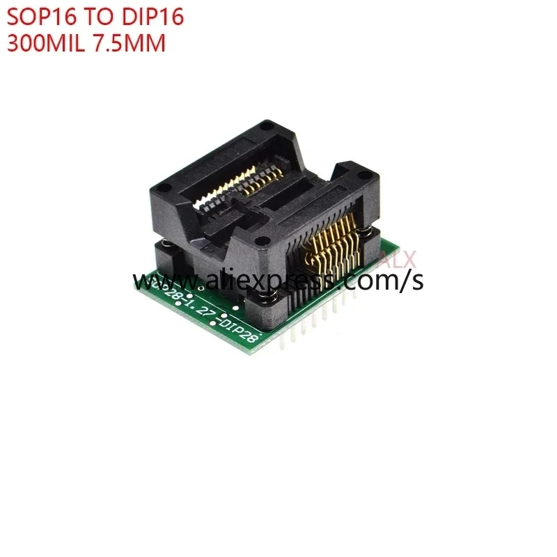 SOP8/SOP14/SOP16/SOP20/SOP28/TSSOP8/TSSOP16/TSSOP20/TSSOP28 TO DIP programmer adapter socket 150MIL 208MIL 300MIL 173MIL DIP8 28