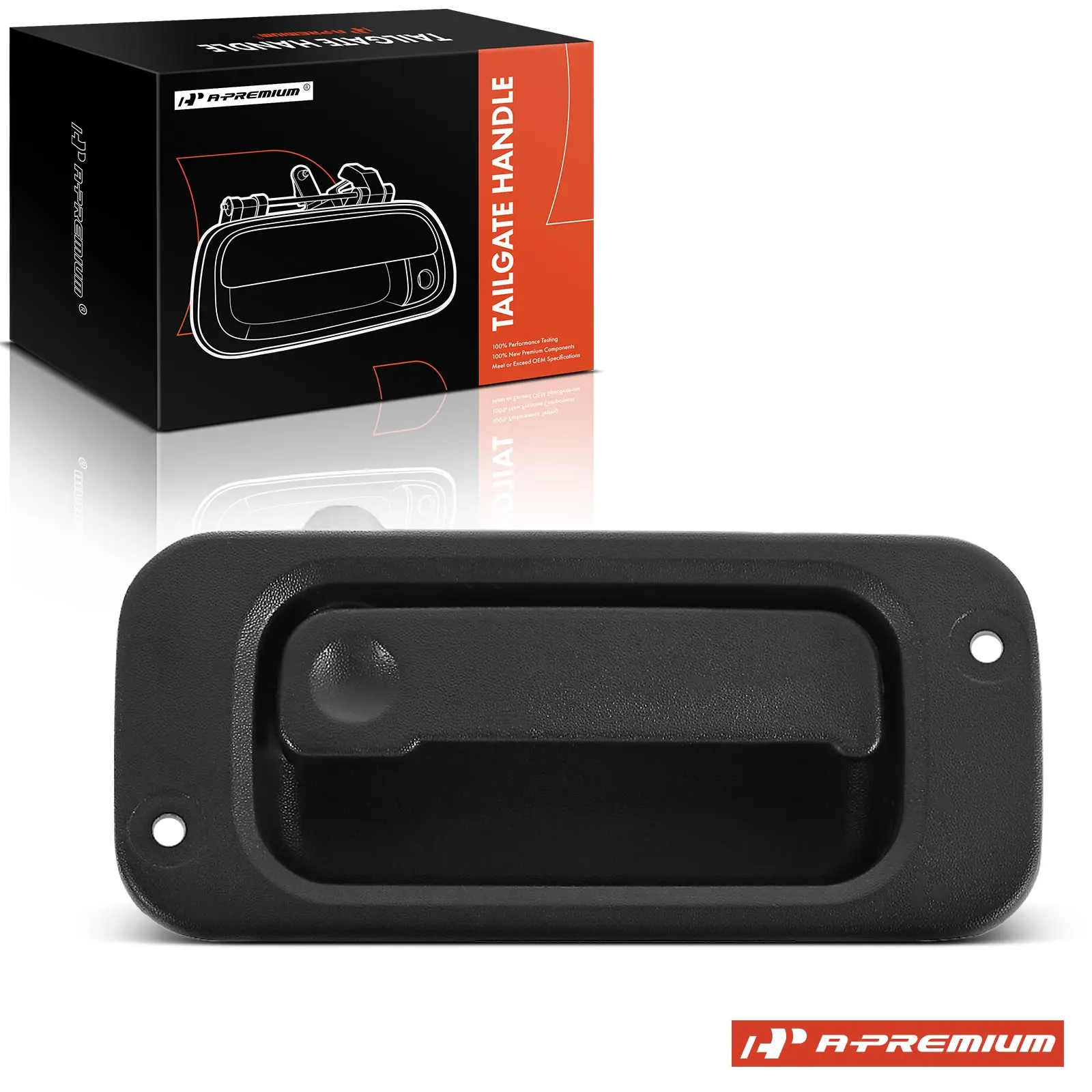 A-Premium Rear Driver Side Black Interior Door Handle for Ford F-150 2004-2014 Standard Cab Pickup