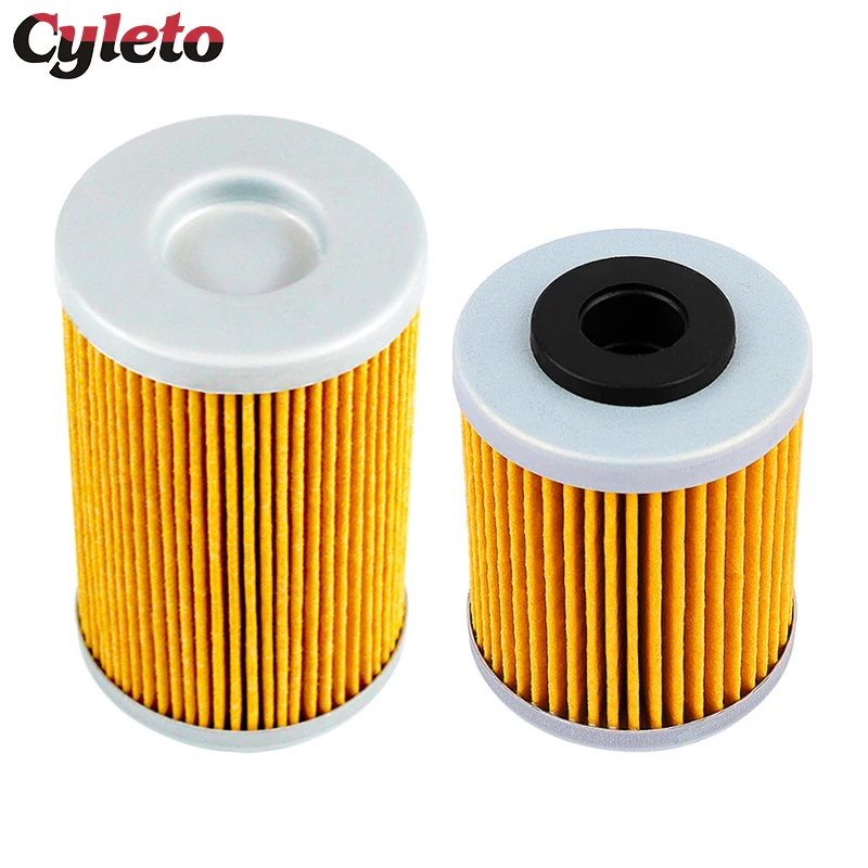 Cyleto Motorcycle Parts 1st 2nd Oil Filter for KTM SMC R 690 Enduro 2012-2024 Duke R 690 2012-2019 690 Rally Factory 2009-2010 view 6