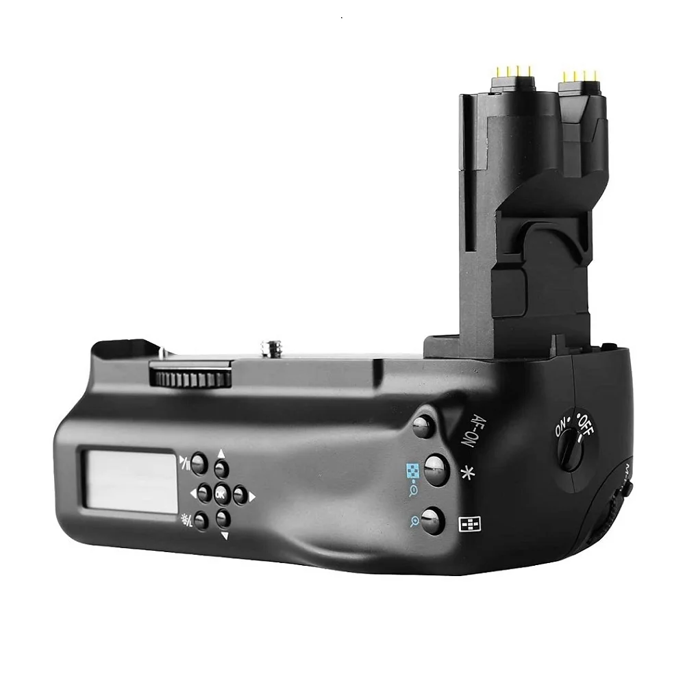 Meike MK-7DL Professional LCD Timer Vertical Battery Grip for Canon EOS 7D Camera as BG-E7