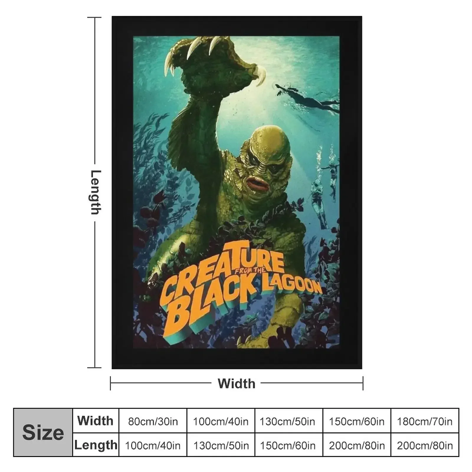 New My Favorite People Creature from the Black Lagoon Throw Blanket valentine gift ideas Sleeping Bag manga Blankets