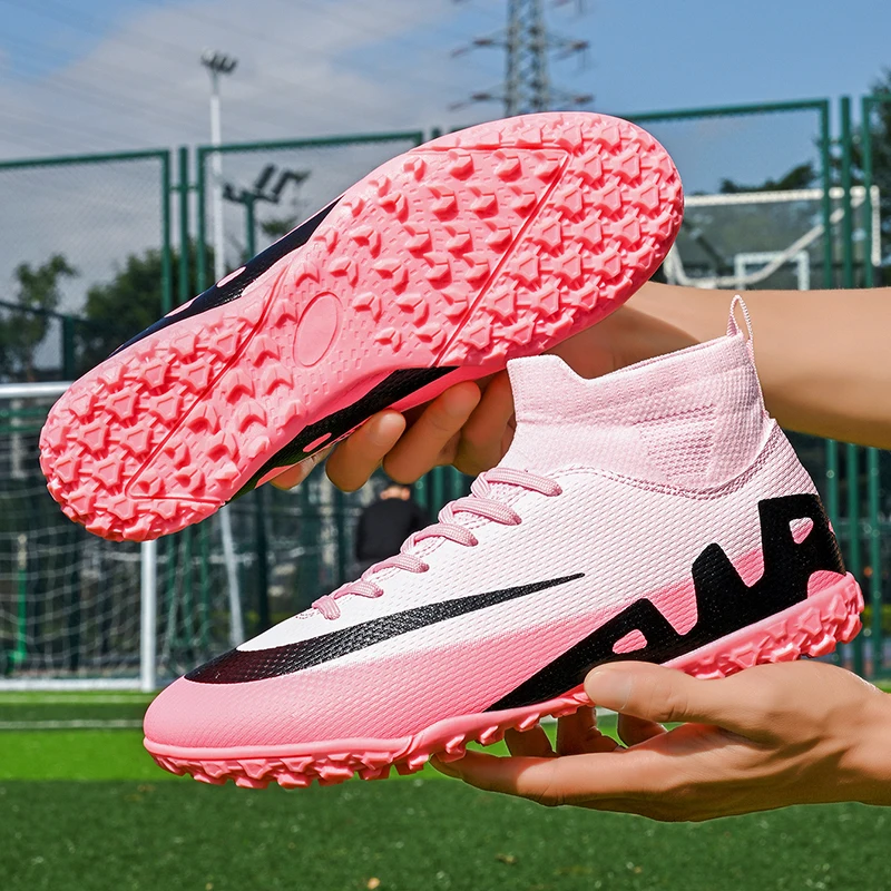 

New Men Professional Soccer Shoes Hot Sale Cleats Football Boots Ultralight Women Unisex Futsal High-quality TF/FG Sneakers