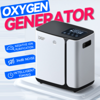 1-8L Adjustable Oxygen Machine Oxygen Generator for Home Use 93% Concentration Oxygen Generator Continuous Flow Oxygen Machine