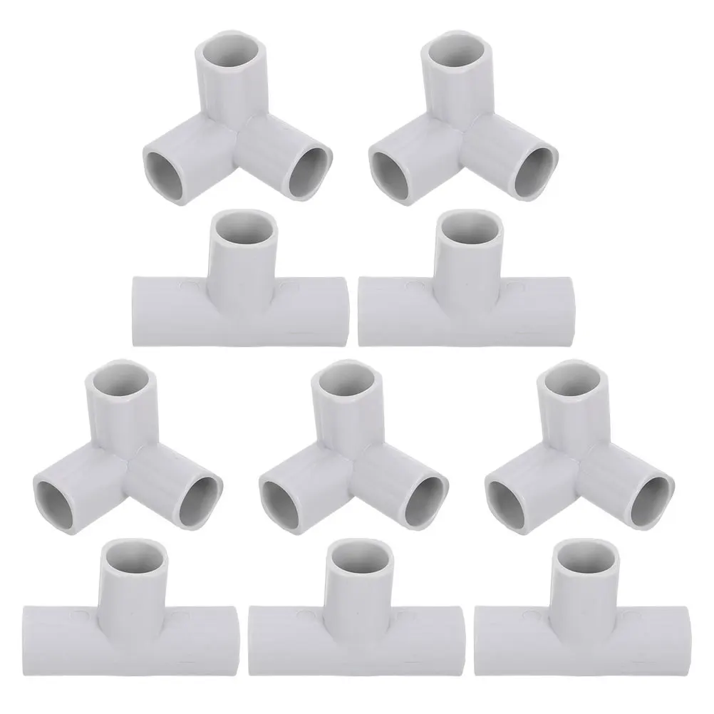 10 قطع من موصلات التصميم المرن سهلة التركيب 3 طرق تركيبات الكوع لمناطق اللعب الآمنة للأطفال الصغار والحيوانات الأليفة