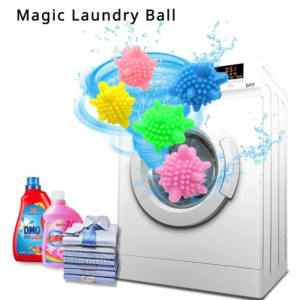 Reusable Laundry Downy Balls Fabric Softener Household Removes Lint Clothes Washing Personal Care Machine Starfish Shape Home