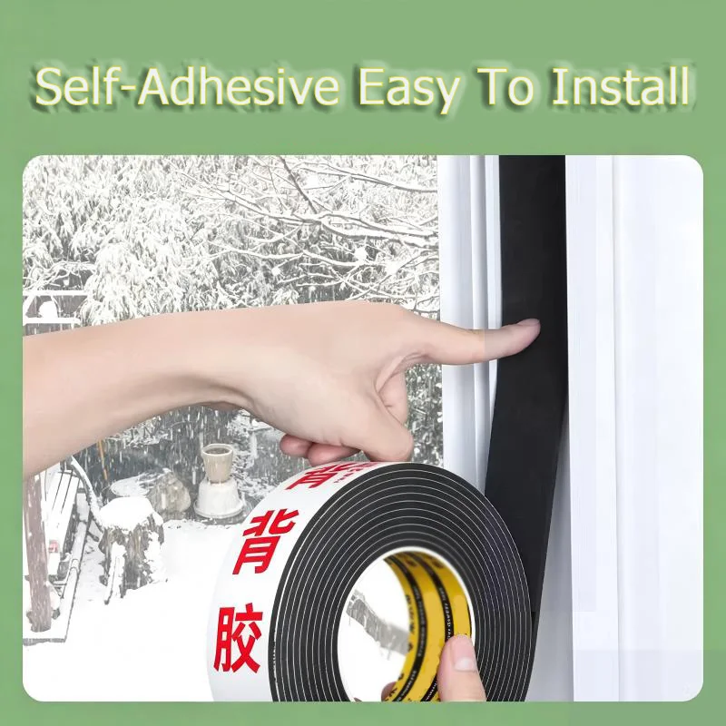 1/5/10M Black Silicone Double Sided Tape Self Adhesive High Temp Resistant Seal Gasket Anti-slip Anti-vapor Strip