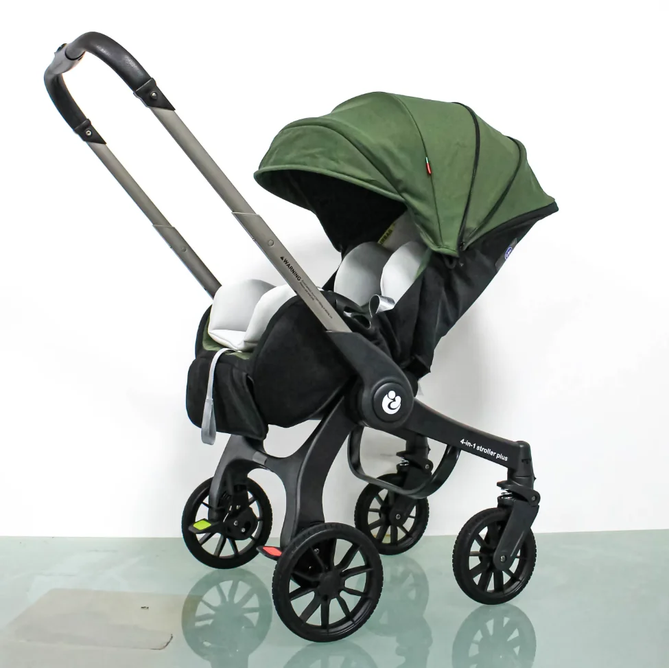 EU VOORRAAD 4in1 kinderwagen twee-weg Multifunctionele pasgeboren kinderwagen 3in1 Opvouwbare Mand type stoel Lichtgewicht Reizen Kinderwagen