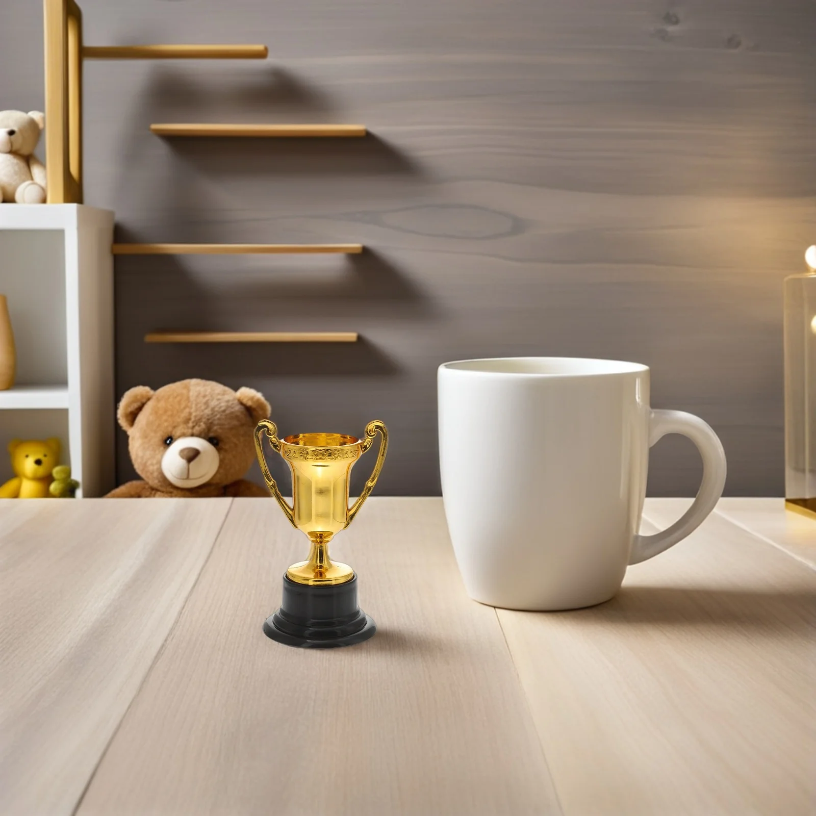 

32Pcs Mini Trophy Lightweight Plastic Small Trophies Party Props Award Decorations Game Trophy Mini Trophies