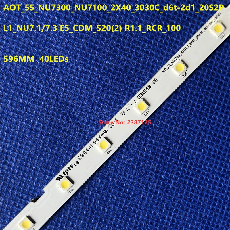Pasek LED UE55RU7020 UE55NU7093 UE55NU7172 UE55NU7302 UE55NU7305 UE55N07462 UE55NU7470 UE55NU7472 ue55nu5 UE55NU7640