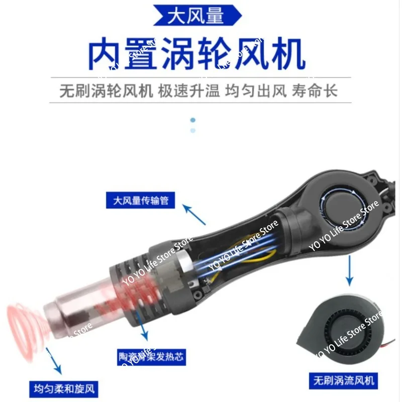 9305D Digital Soldering Iron SMD Hot Air Gun Auto Sleep BGA Rework Solder Station 110V/220V Usb 5V 2A DC Power Supply 30V 5A - view 4