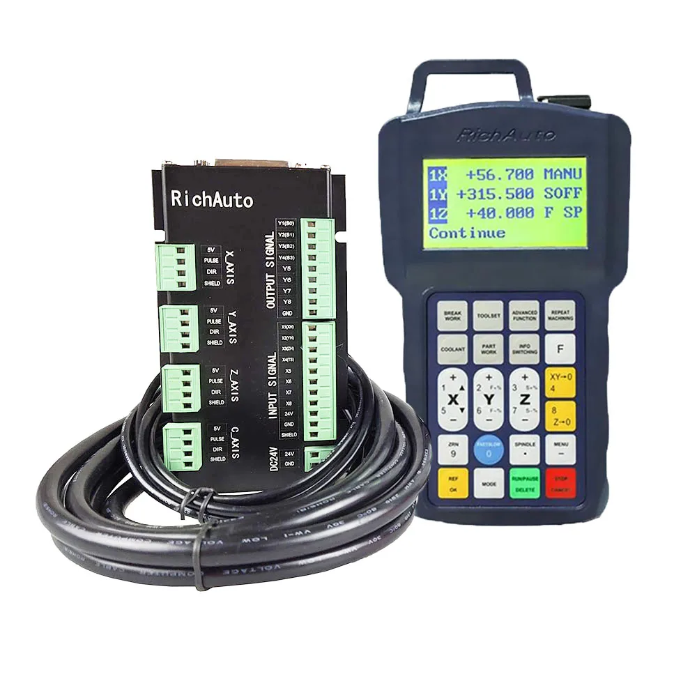 RichAuto DSP b11 CNC controller b11S b11E 3 axis Motion Controller remote For CNC engraving and cutting English version