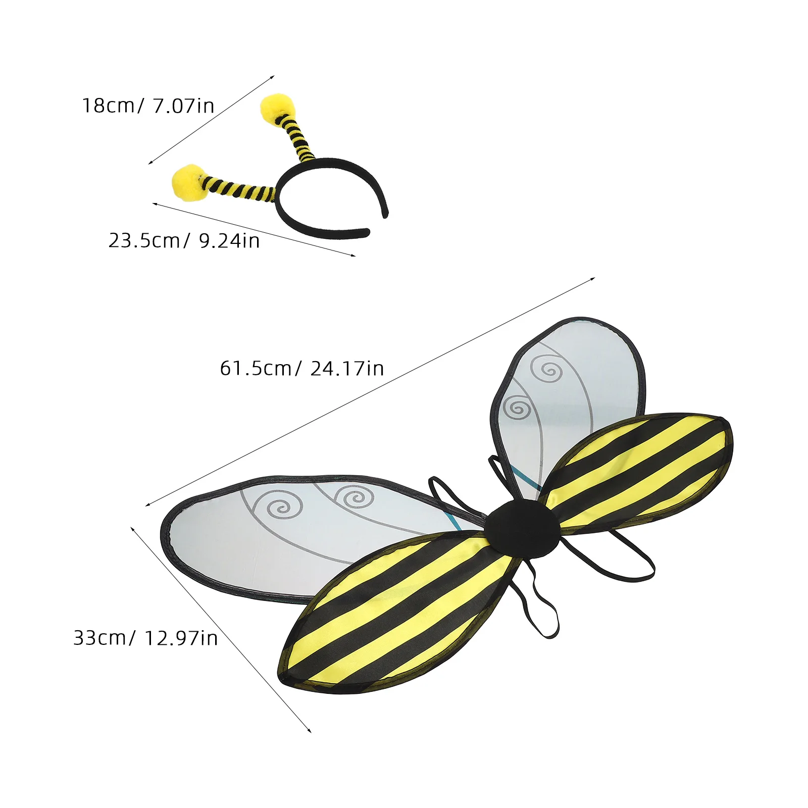1 مجموعة طوي أجنحة الخنفساء عقال ل ل لينة شبكة النحل هوائي فستان مُصمم حسب الطلب حتى حفلة كرنفال تأثيري التبعي