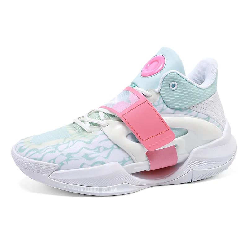 Lynjacye Girl Cute Basketball Sneakers Boys Breathable Outdoor Sports Shoes Gym Training Basketball Sneakers Men Designer