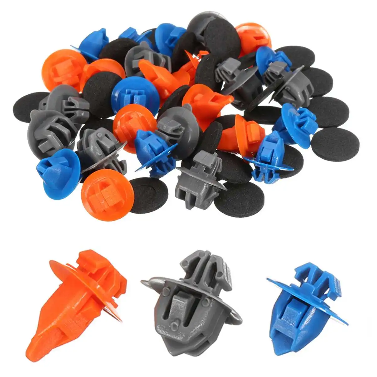 30pcs 75392-60031 For Toyota Prado 120 4Runner /FJ Cruiser Highlander RAV4 Front Door Trim Body Moulding Repair Panel Clip Kit