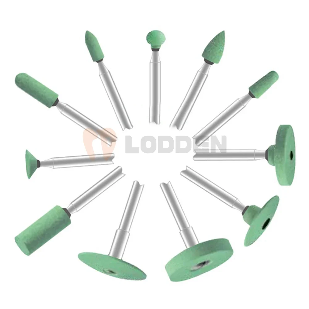 Dental Grinding Polishing Burs Diamond Stones for Zirconia/AllCeramics Dentistry Polishing Cutter Dental Lab Drills Rotary Tool