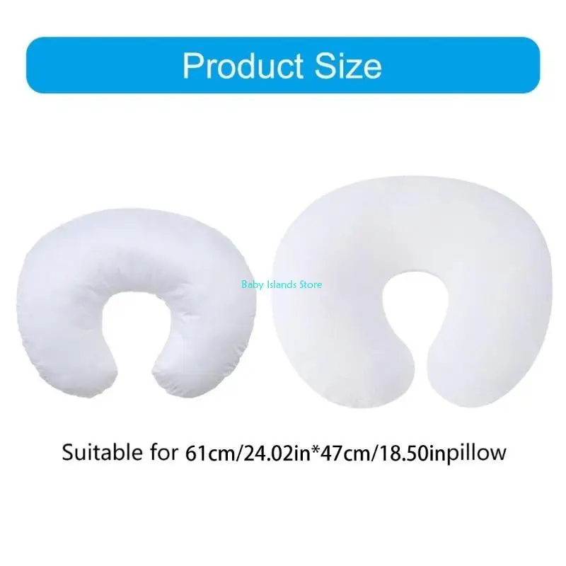 K92D Infant Nursing Pillow Case Soft & Breathable Pillow Cover Stretchable Slipcover