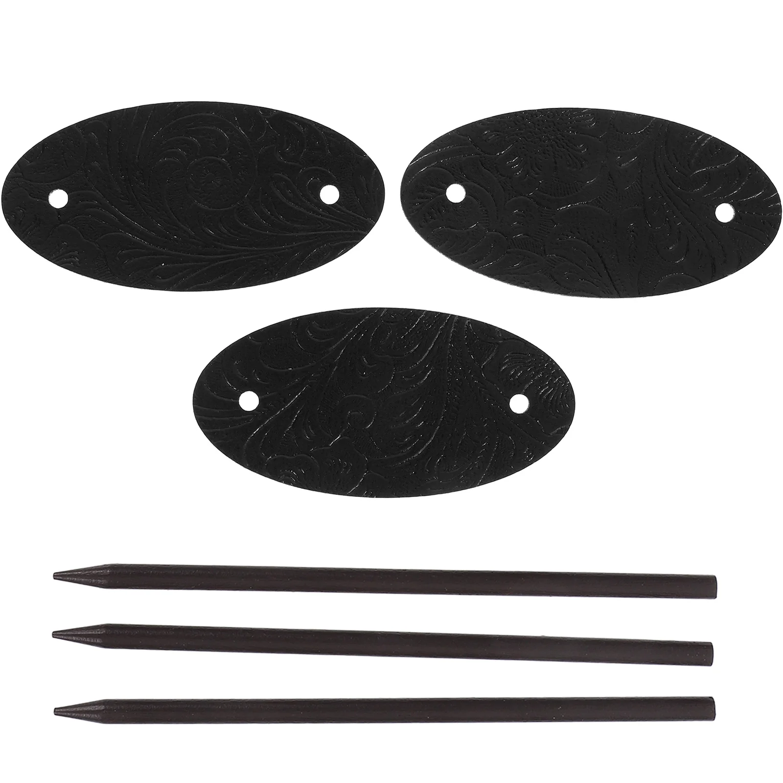 

3pcs Hair Pin Sliders Stick Holder Clip Barrettes Ponytail Accessories Classic Stylish Daily Wear Lightweight Durable