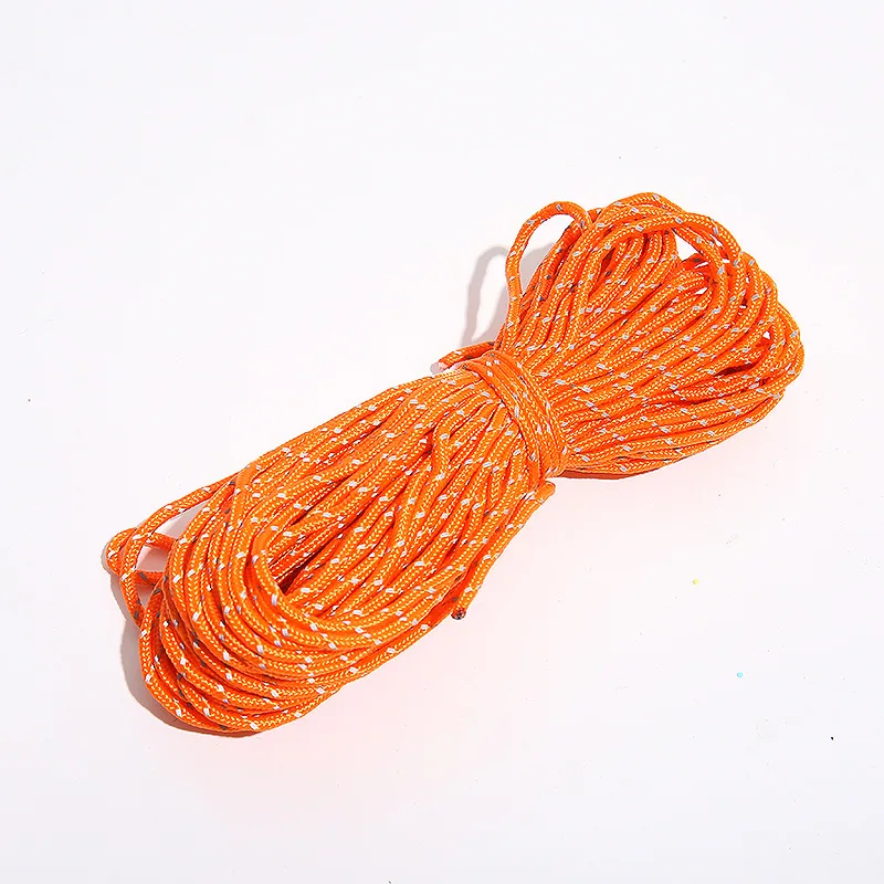 20m 3mm Reflektierendes Paracord Zeltseil Camping Markisenleine Abspannleine – Detail 4
