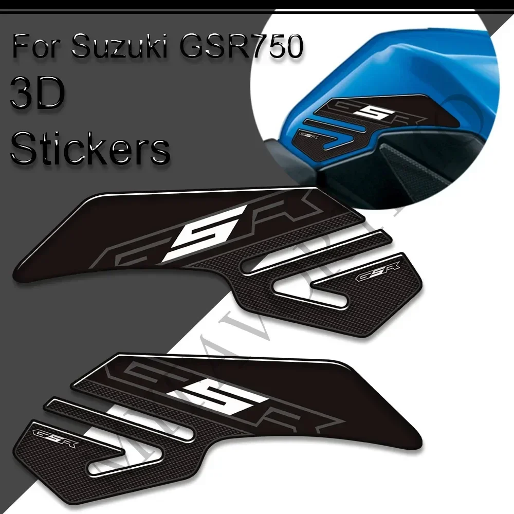 Fit Suzuki Gsr 600 750 Gsr600 Gsr750 Motorfiets Stickers Stookolie Tank Pad Zijgrepen Bescherming