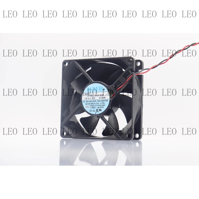 FF  for  NMB 3110KL-04W-B59 12V 0.30A 8CM 8025 2-Wire Cooling Fan