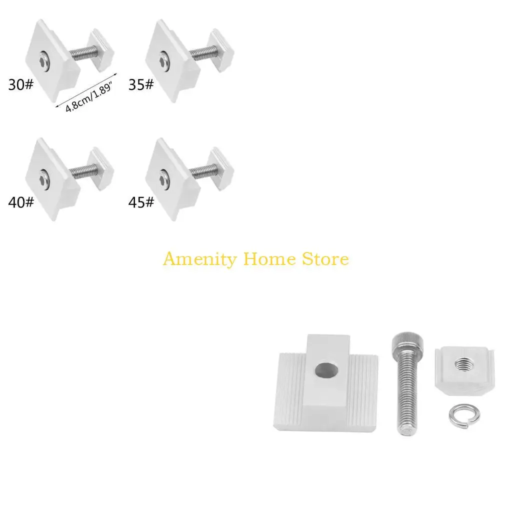 F26C Solar Middle Clamp Side Clamp Panel Module Aluminum Bracket Middle Clamp