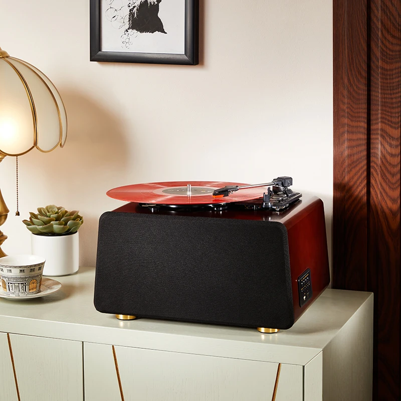 Record Player Turntable Wireless Portable LP Phonograph with Built in Stereo Speakers 3-Speed Belt-Drive Turntable Vinyl Player