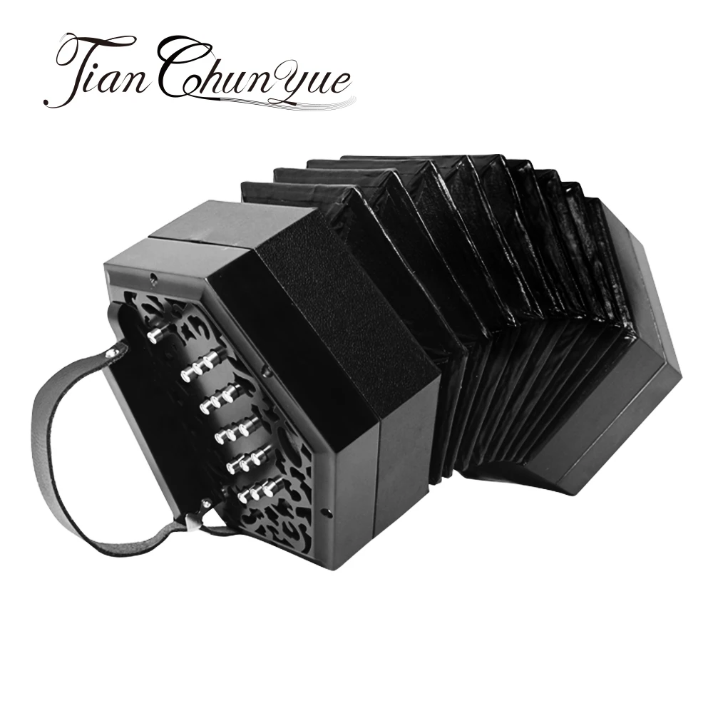 Wind Instrument Concertina Piano Accordions Hexagonal Accordion Professional Exam Performance Level