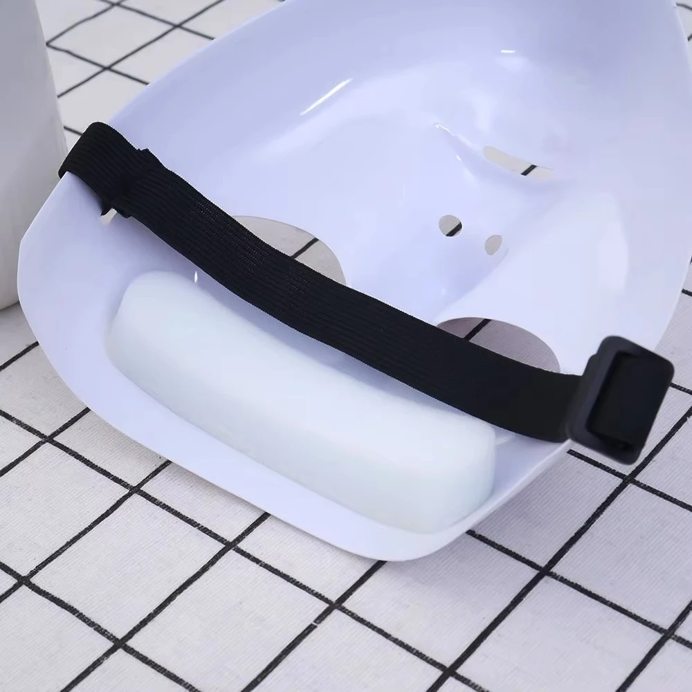 Halloween Pvc White Face Mask Hip-Hop Men's And Women's Dance Eyemasks Party Cosplay Costume Wedding Decoration Prop Hand-painte image 5