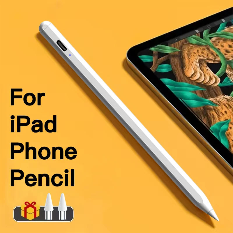 안드로이드 iOS용 스타일러스 펜, 아이패드 액세서리용 범용 터치스크린 정전식 펜, 샤오미 화웨이용 애플 펜슬 드로잉 펜