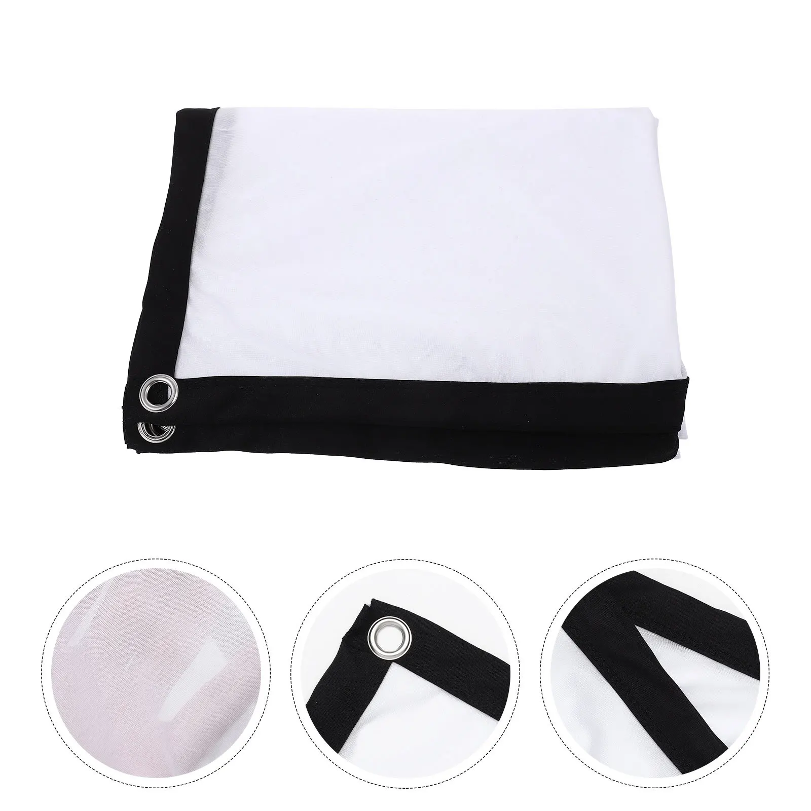 Portable Projector Screen 100X150Cm Foldable High-Brightness Reflective Cloth For Outdoor Indoor Office Camping