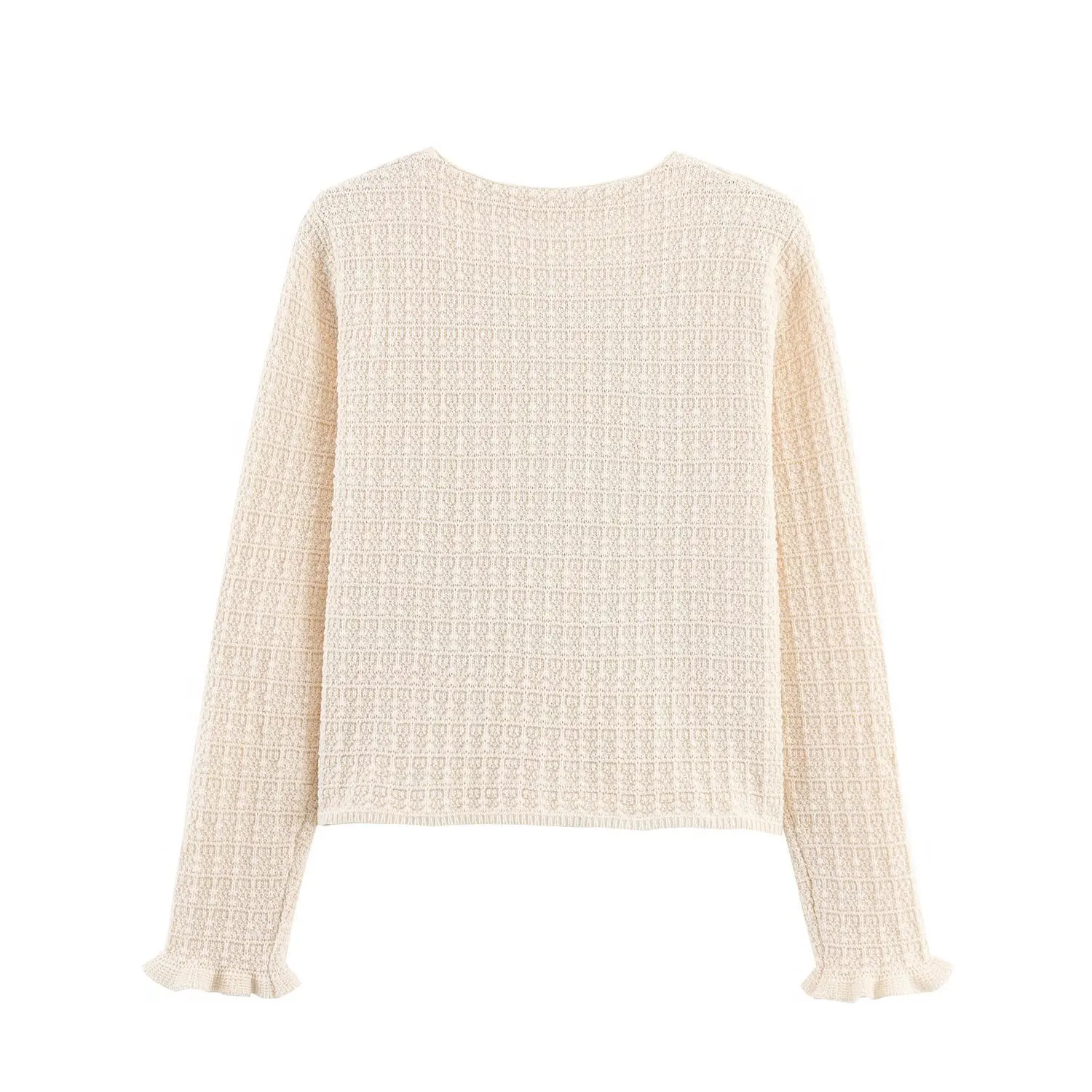 Herbst Frühling frauen Strickjacke Pullover Casual Langarm Vorne Offen Taste Unten Trendy Jacken Oberbekleidung