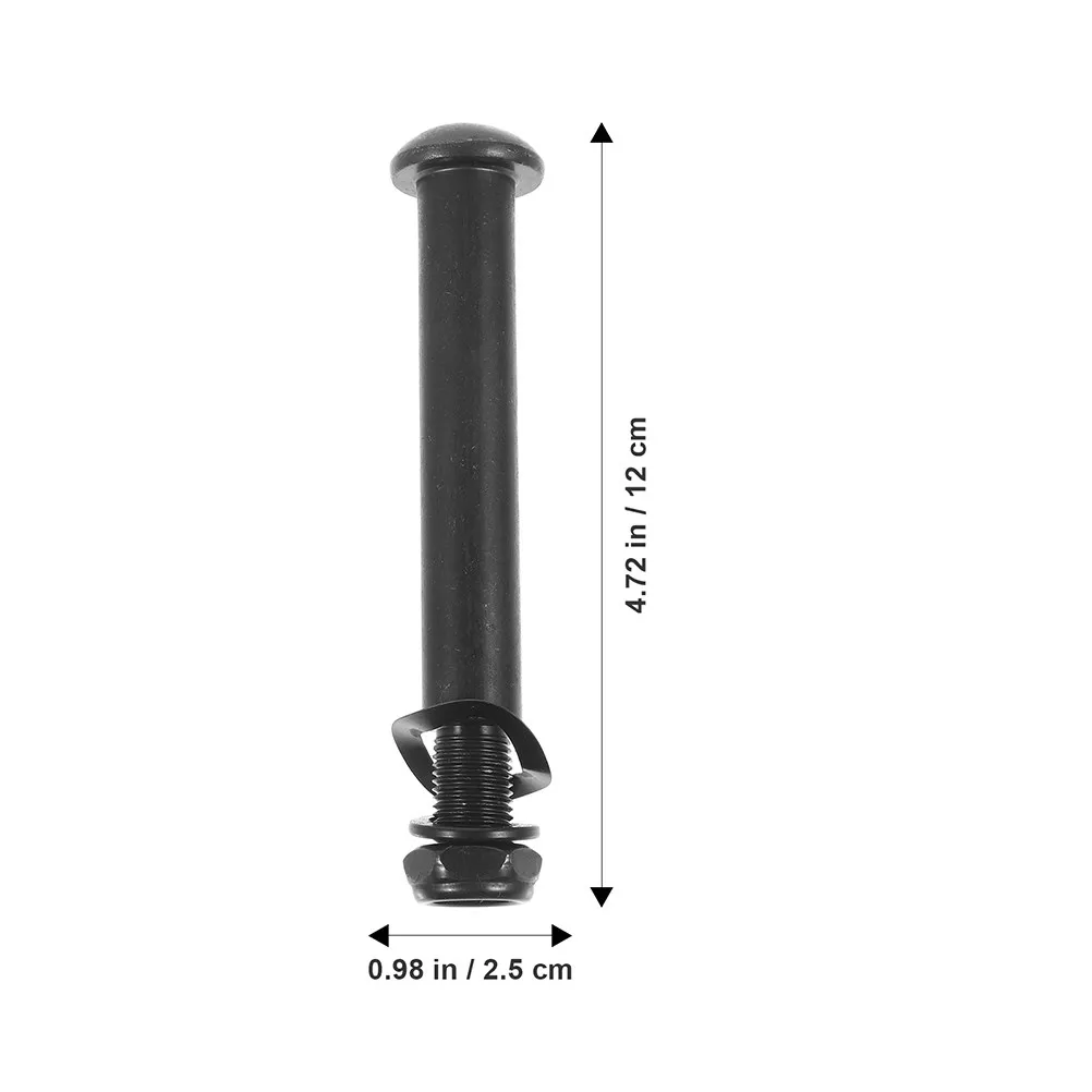 2Pcs Elliptical Trainer Fixation Screw Bolt Rolled Steel Heavy-Duty Fitness Machine Fastener for Stable Smooth Operation