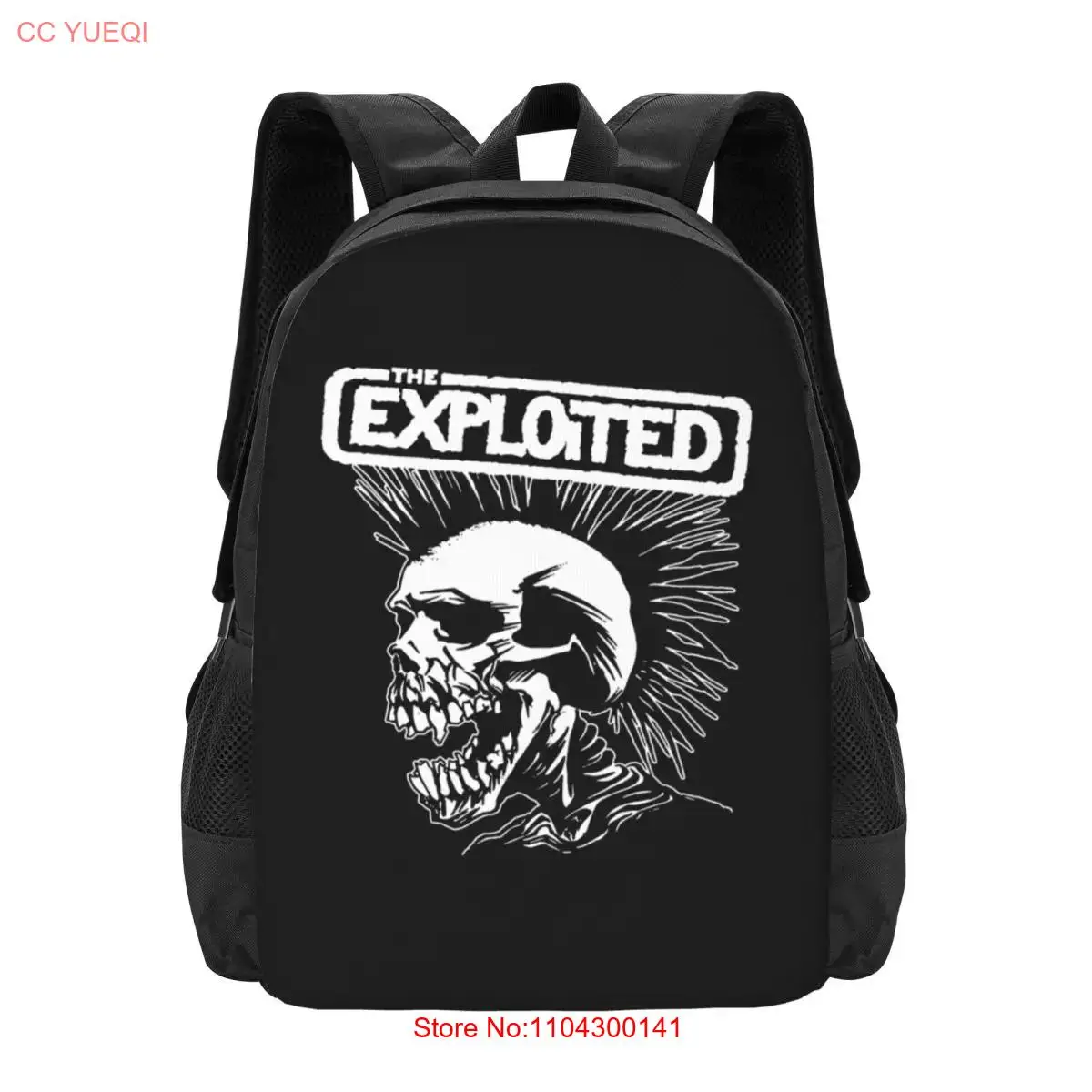 The Exploited Skull  Collaboration Backpack Large Capacity Cute Foldable  Clothes Backpacks