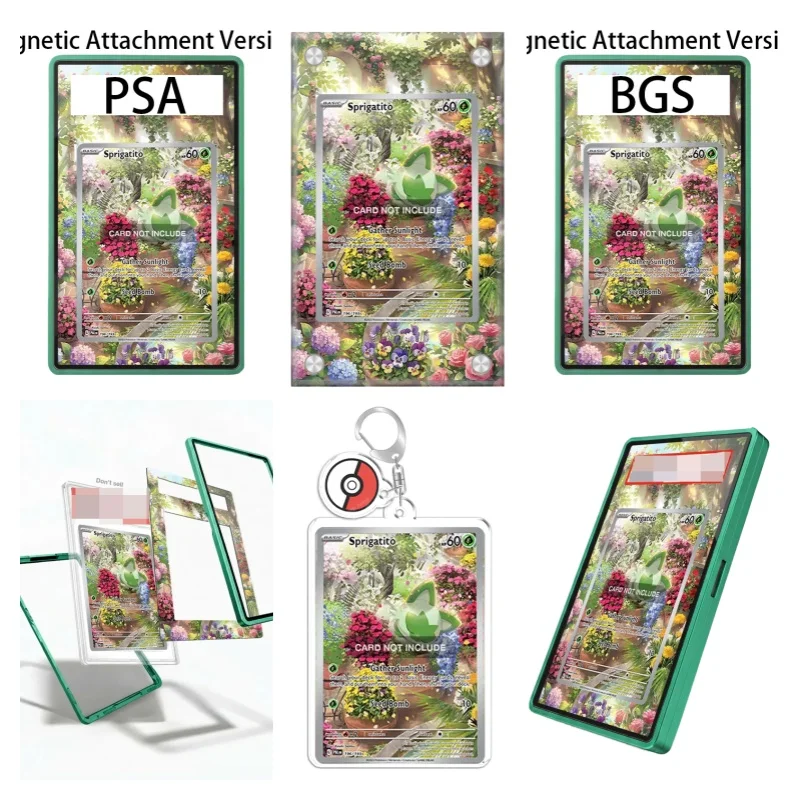 Porte-clés de protection en acrylique recyclable pour figurine Pokémon Paldea Evolved Sprigatito, idéal pour les fans d'art anime
