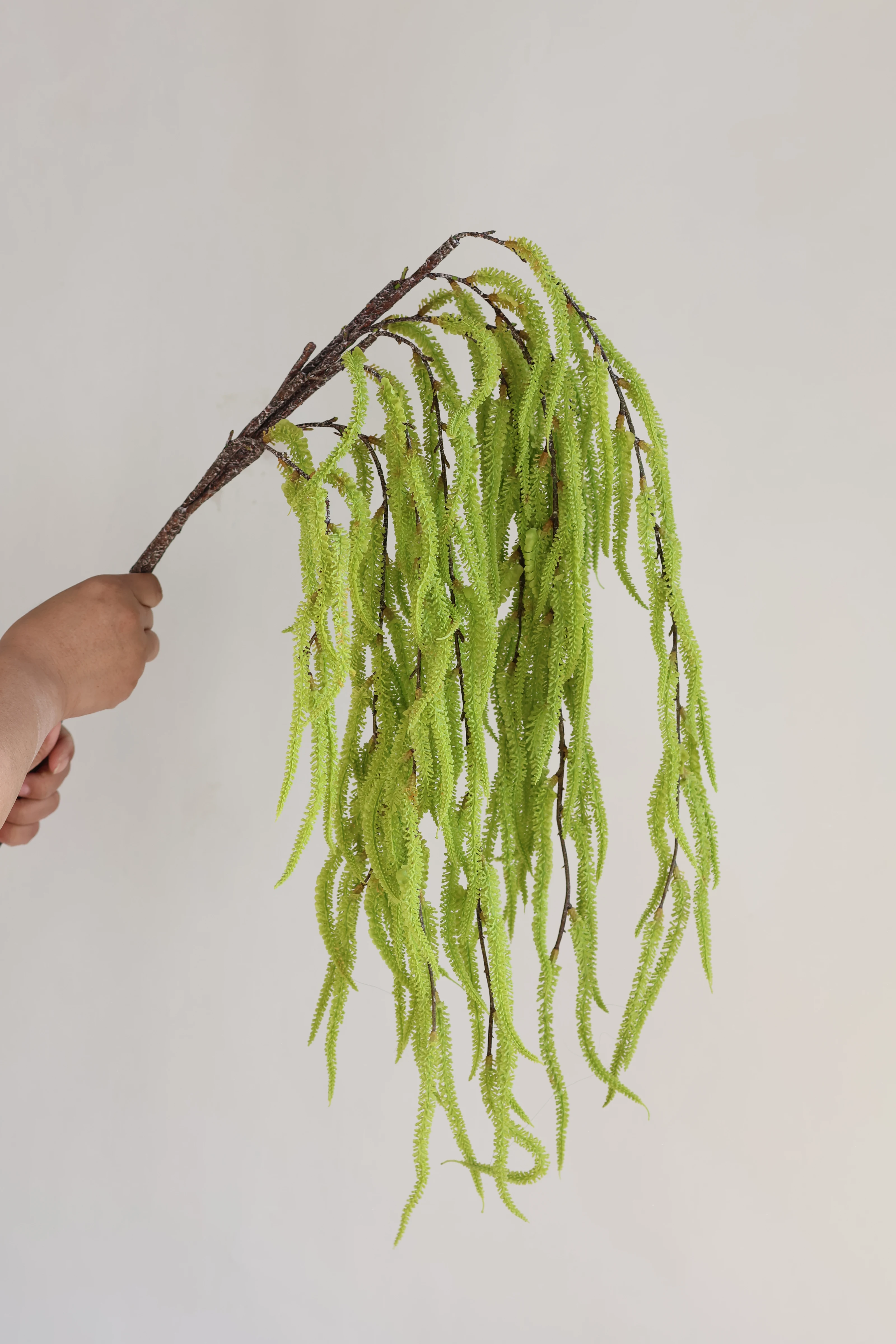 Fake Green Amaranth Tails Branch, Artificial Hanging Plant, DIY Floral Bouquet Arrangement /Greenery/Wedding/Home Decors/Holiday