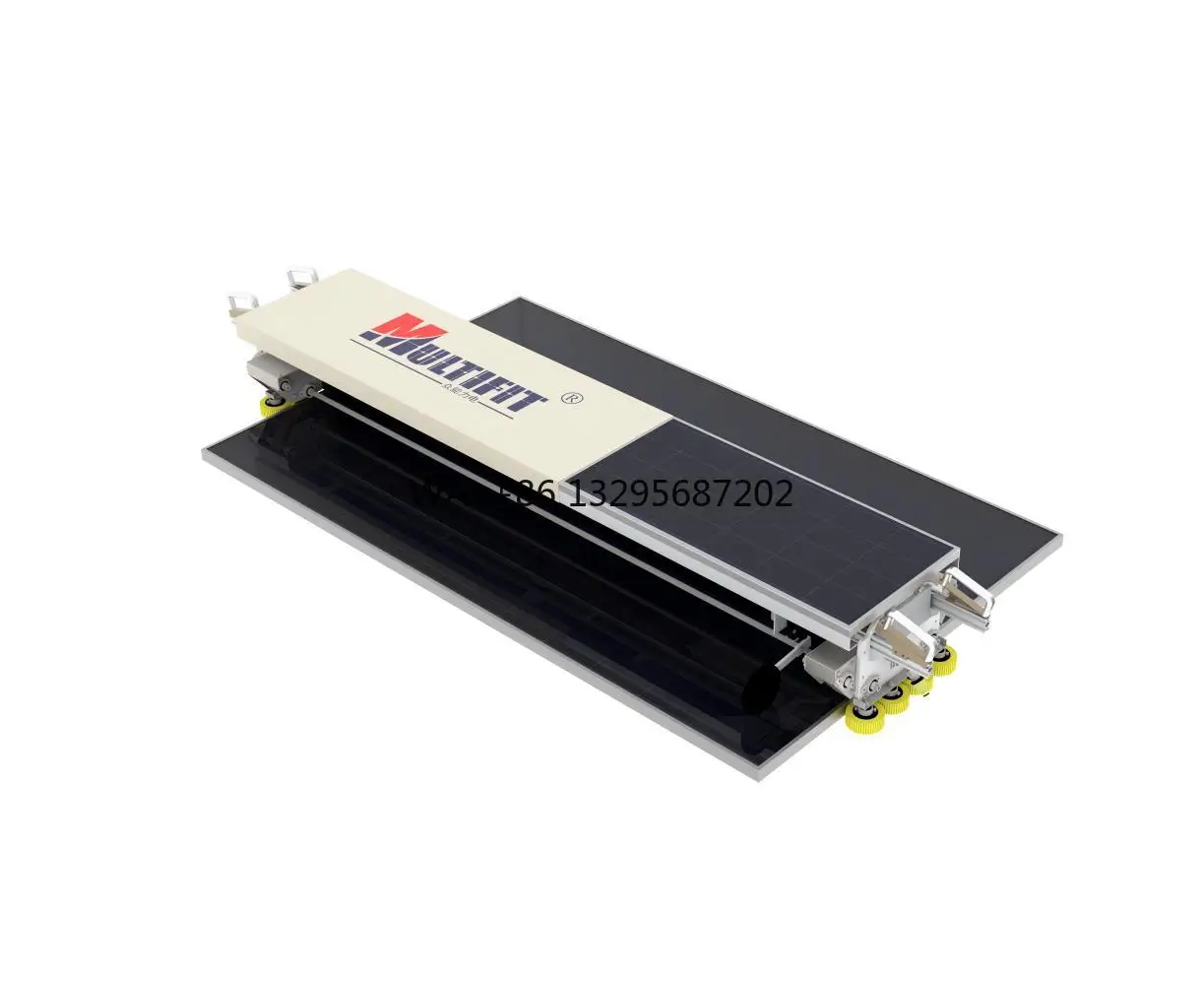 Multifit Fully-automatic Remarkable High Efficient Self-charging 1950mm Length Right & Left Solar Panel Cleaning Robot
