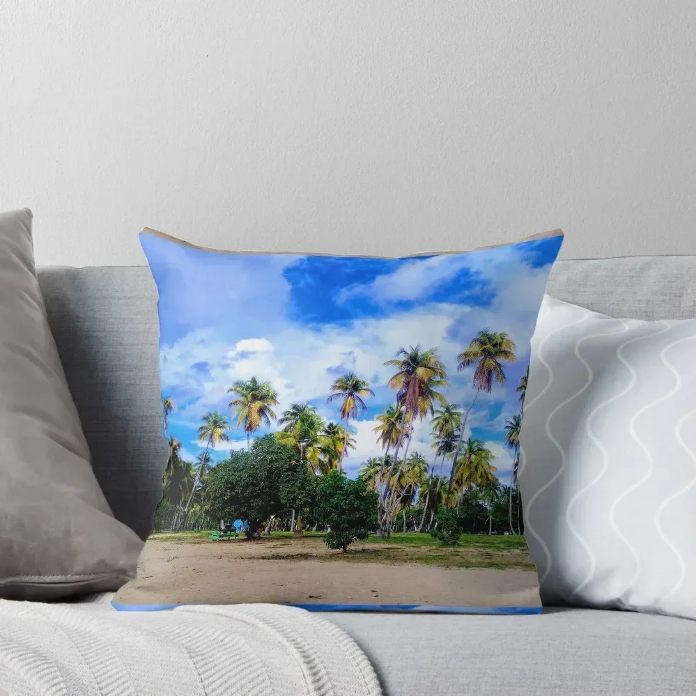 Boqueron Beach Cabo Rojo Puerto Rico Throw Pillow Bed pillowcases christmas pillow case Pillowcase pillow