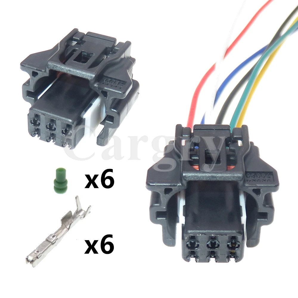 1 Set 6P 6189-7428 82824-78020 AC Assembly Auto Reversing Camera Cable Socket for Toyota Lexus Car Accessories